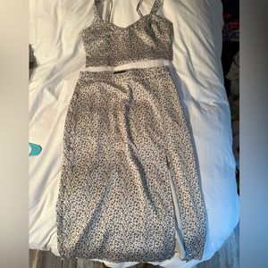 Abercrombie two piece leopard set
